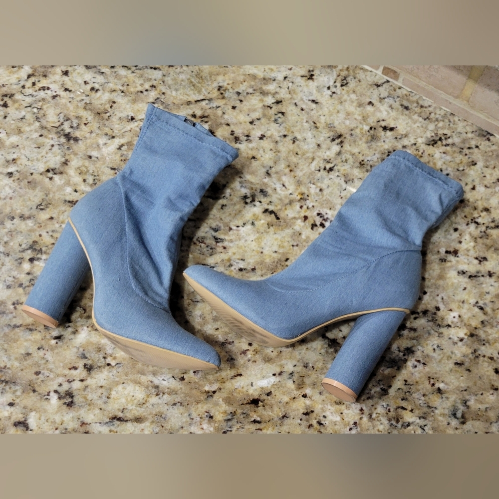 Denim Blue Women's Boots